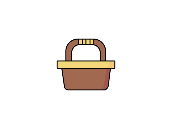 Autumn's Artistic Basket: Versatile Fall Illustrations for Designers