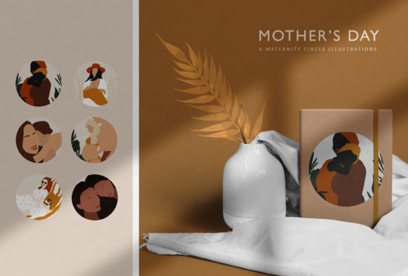 Celebrate Mom: 6 Modern Mother's Day Illustrations