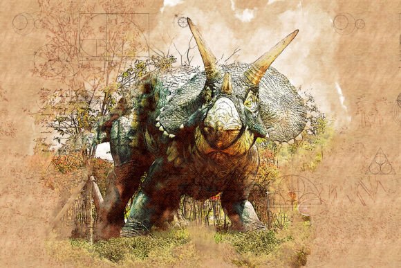 Dinosaur Printable Illustrations Pack#01: Instant Art for Modern Projects