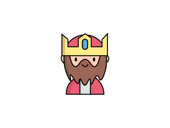 Halloween King Costume Illustrations: Spooky Royalty for Your Designs
