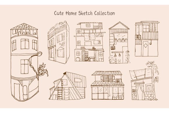 Hand Drawn Sketch Illustrations of House: A Designer's Guide