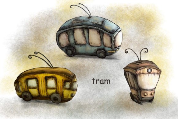 High-Fidelity Design: The Power of Illustrations Tram Png Assets