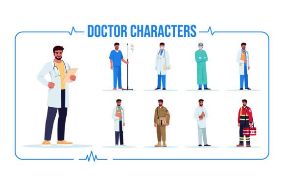 Hispanic Doctor SVG Vector Illustrations: A Practical Design Toolkit