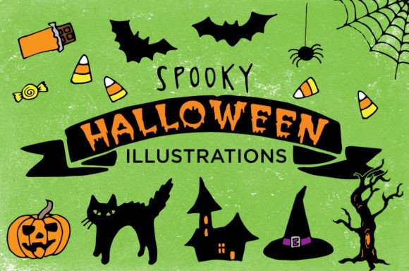Spooky Halloween Illustrations: Your Go-To Clipart for Creative Projects