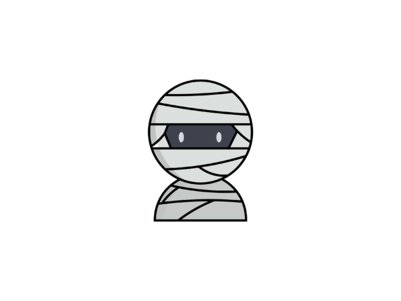 Spooky Style: Halloween Mummy Costume Illustrations for Your Projects