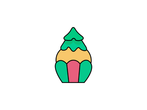Sweeten Your Holiday Designs with Christmas Cupcakes Illustrations