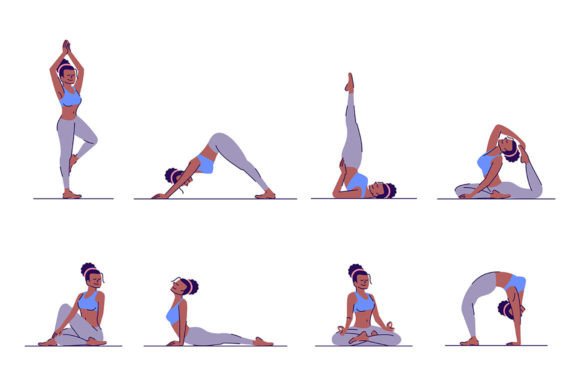 Yoga Class SVG Vector Illustrations: A Designer's Guide